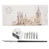 Calligraphy Pen Set Retro Flowers Durable NonSlip Handshake Dip Pen Suit for Teacher Elders Lover