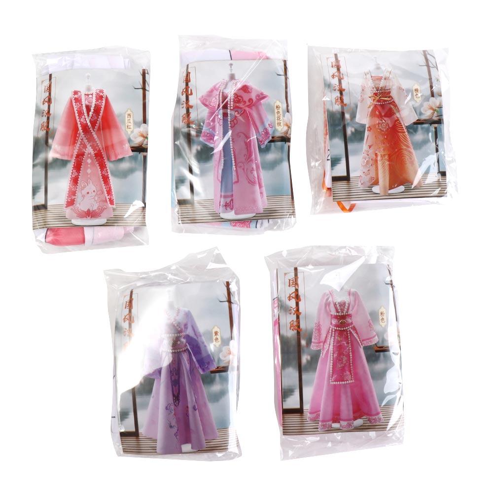 Dress DIY Hanfu Clothes Toys Skirt Doll Clothing Design Doll's Hanfu Clothes DIY Kit Kids Girl