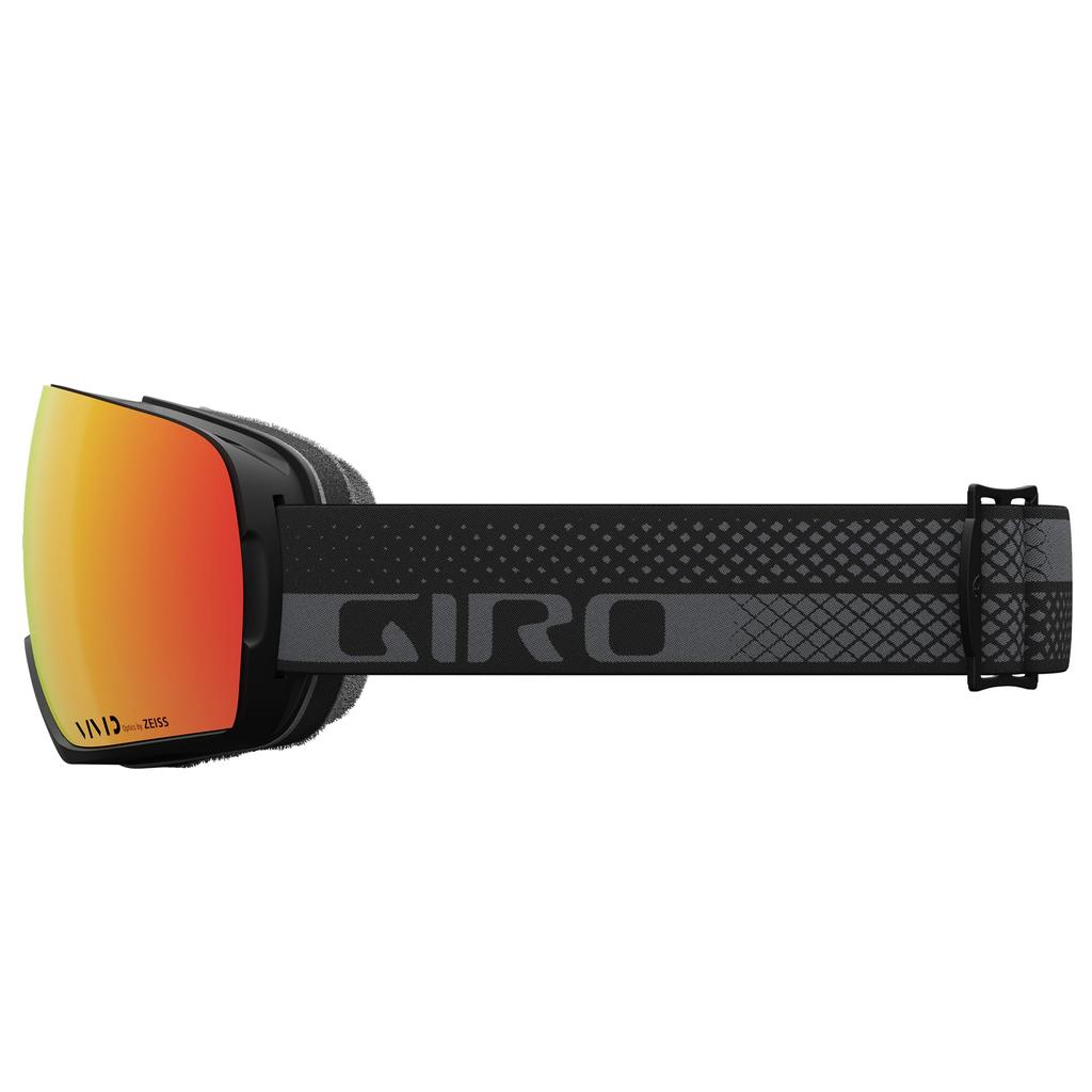 Горнолыжные очки Giro Article II Asian Fit — очки для сноуборда для мужчин и женщин — черный/серый ремешок Flow с инфракрасными линзами VIVID Ember/VIVID