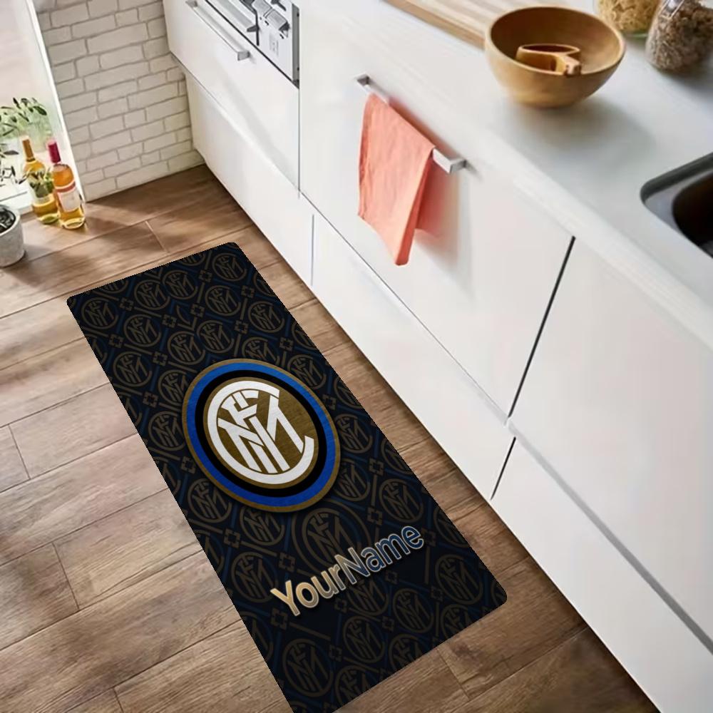 Inter Milan Customize Your Name Kitchen Rug Runner Rug Laundry Mat Hallway Entryway The Best Gift Choice