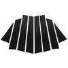 8 Pcs B Pillar Door Trim Molding Glossy Black Window Post Protector Cover for X?Trail T32 2014 To