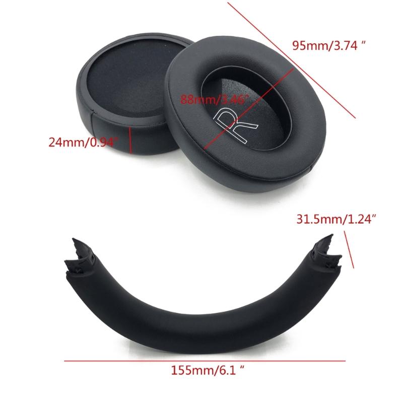 Амбушюры для игровых гарнитур для беспроводных наушников серии Earpads Cushion Headband Beam Pad