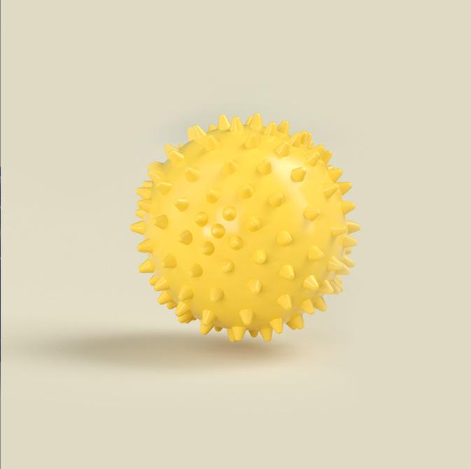 Ежик Массажный и Силовой Мяч для Захвата - ПВХ Фитнес Мяч для Йоги, Растяжки и Детей