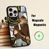 Чехол для телефона N-Nirvana для iPhone 17, 16, 15, 14, 13, 12, 11 Plus, Pro, магнитный, для беспроводной зарядки Magsafe