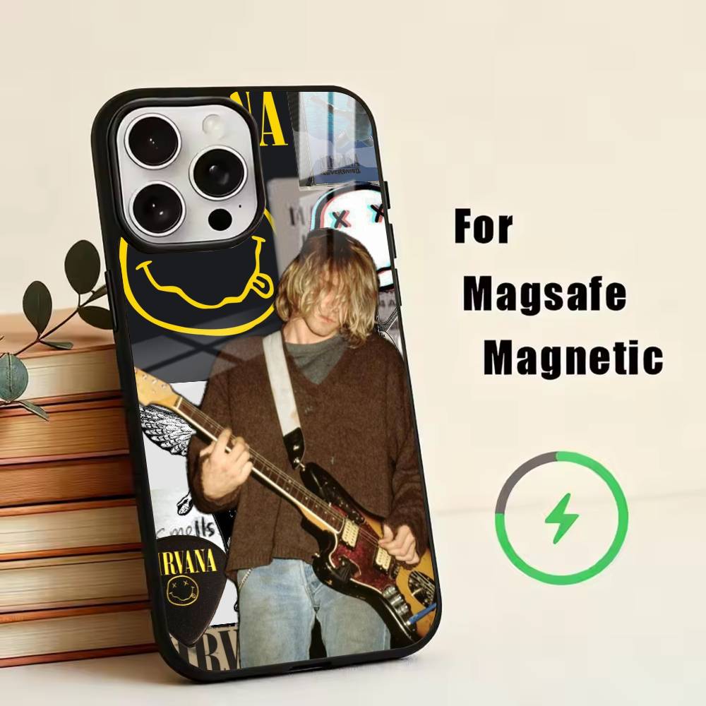 Чехол для телефона N-Nirvana для iPhone 17, 16, 15, 14, 13, 12, 11 Plus, Pro, магнитный, для беспроводной зарядки Magsafe