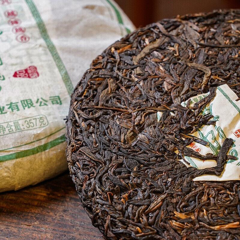 357г Сырой чайный пирог Пуэр Мэнхайский сырой чайный пирог Юньнаньский чай Пуэр