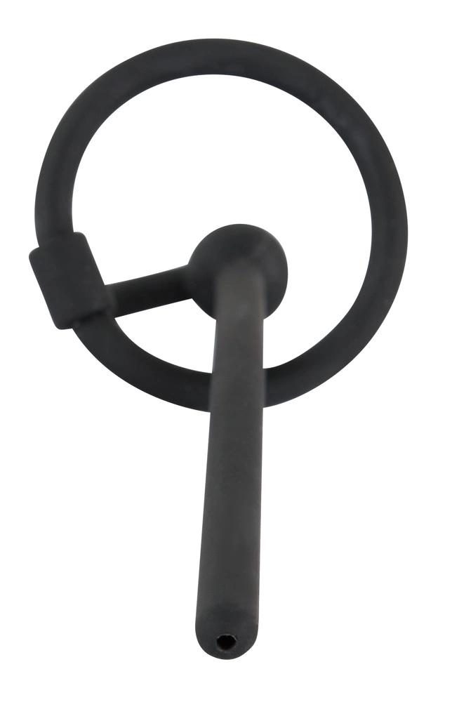Penisplug - Penis Plug with a Movable Glans Ring