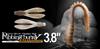 JACKALL Ribbing Bunny Elastomer 3.8-inch Soft Bait - Strawberry Milk, 3 Pieces