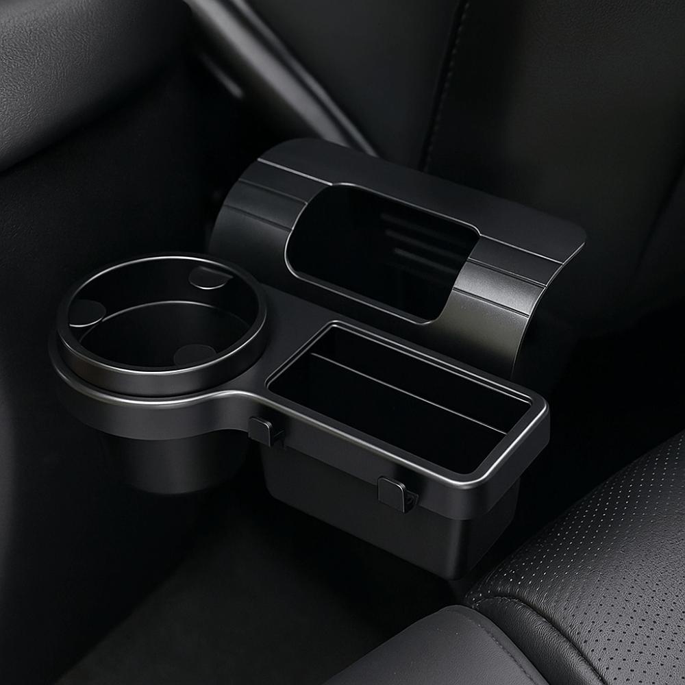 Space-Saving Car Organizer Box Waterproof Drink Bottle Holder Phone Storage
