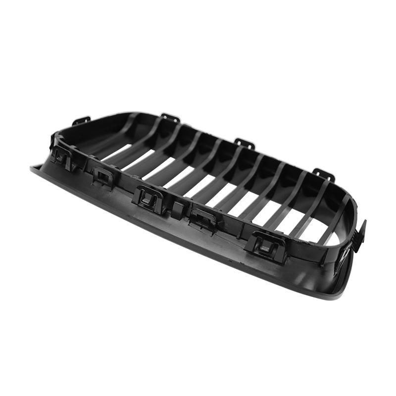 Pulleco For BMW 1 Series F20 F21 116i 118i Grille Car Front Grill Kidney Grilles Gloss Black Racing Grill 2011-2014 Accessories