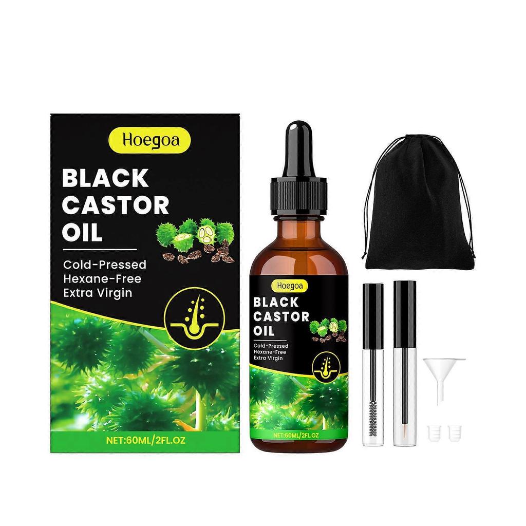 Castor oil hair care essential oil nourishes and cares for hair roots, perm and dye hair care hair essence oil castor oil hair care essential oil set