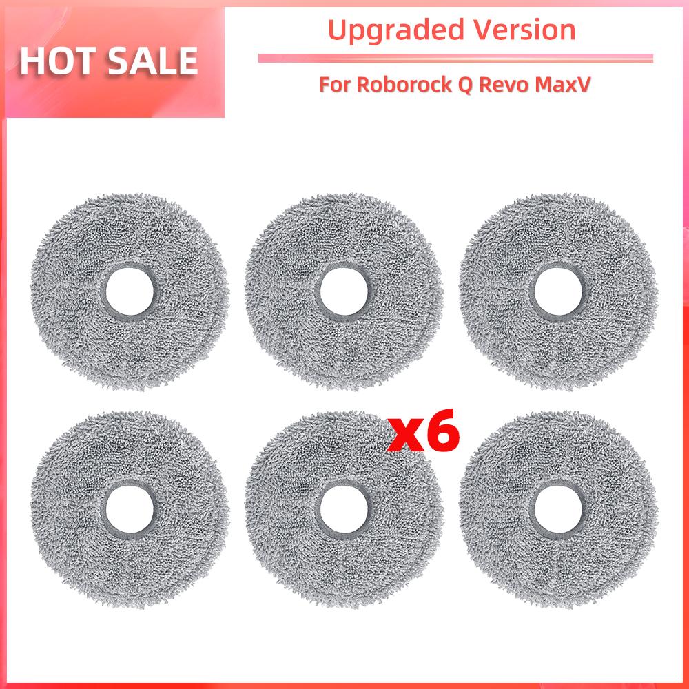 Совместимость с роботом-пылесосом Roborock Q Revo MaxV Основная боковая щетка Фильтр HEPA Швабра Запасные части для пылесборника Аксессуары