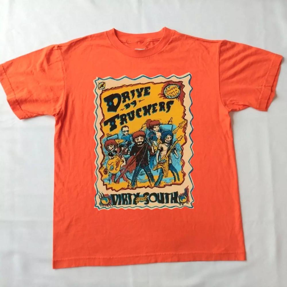 Drive-By Truckers Band The Dirty South Live At 40 Wath T Shirt Full Size S-5XL Unisex T-Shirt