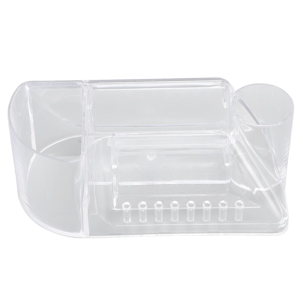 Nail Drill Holder Nail Drill Machine Bits Manicure Tools Storage Box Transparent Multifunctional Professional Nail