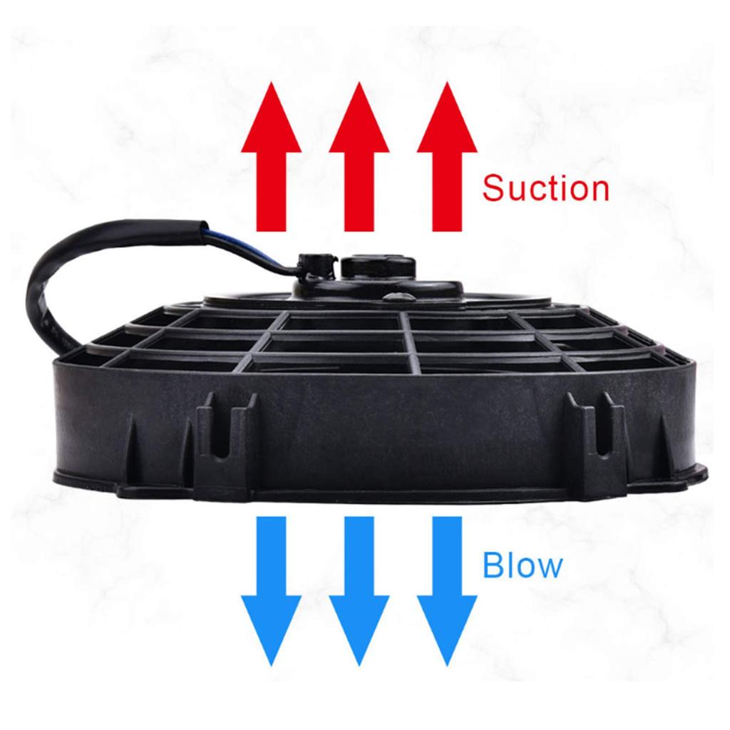 KIMISS 8 Inch Universal Electric Fan Car Radiator Fan for Radiator Auto Cooling Air