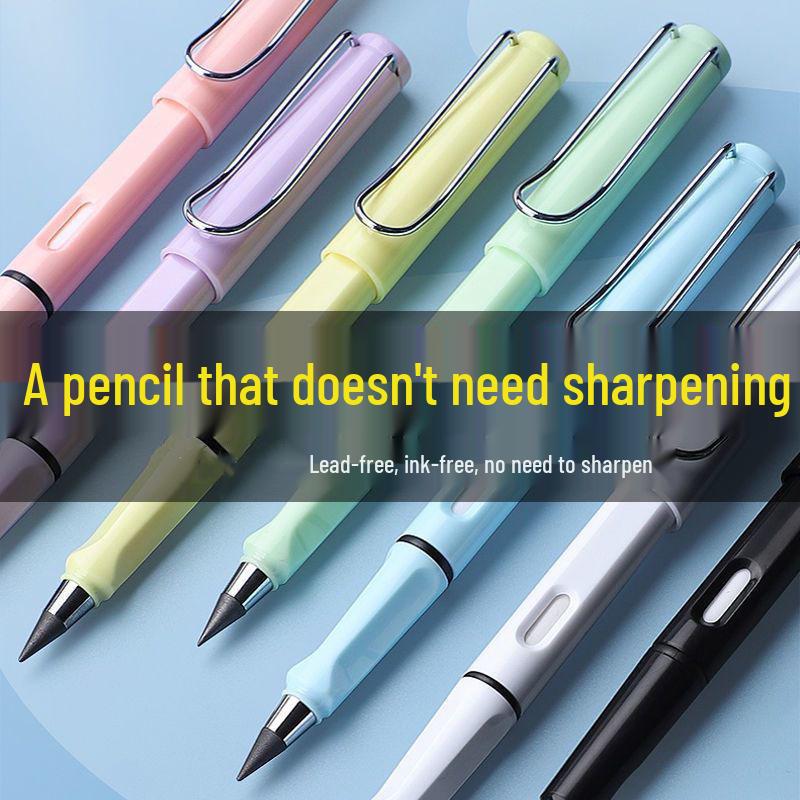 Eternal Pencil: Smudge-Free, Erasable, No Sharpening Needed - Perfect for Students & Children's Calligraphy Practice