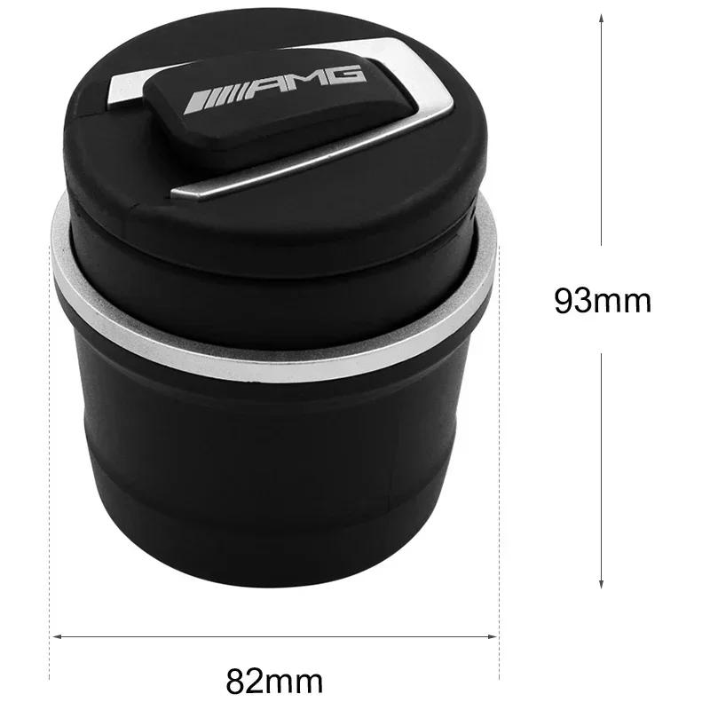 Hots 1 PCS Car Truck LED Cigarette Smoke Ashtray Blue LED Light Ashtray Box For Mercedes Benz AMG GLC GLE CLA GLA W205 W211 W21