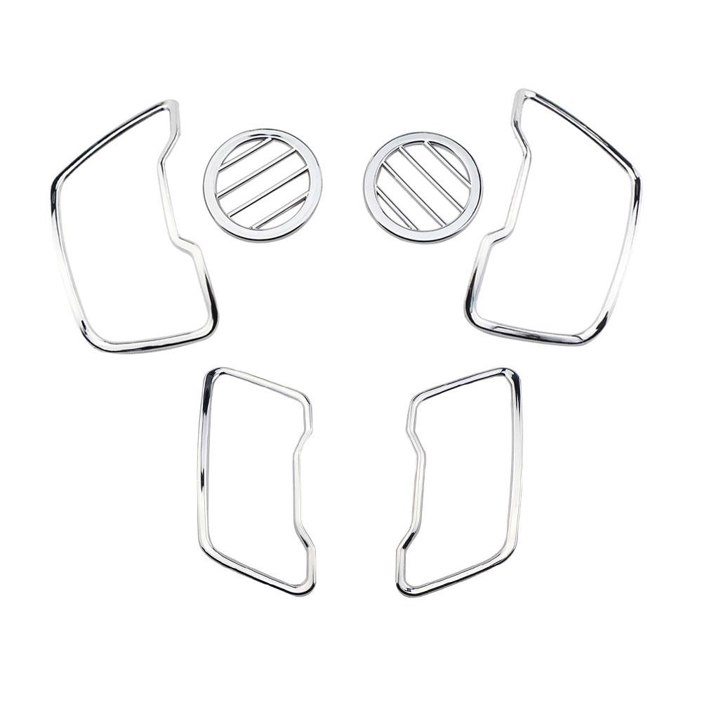 Хромированная накладка на крышку вентиляционного отверстия кондиционера ABS для Kia Sportage R 3 SL LHD 2011-2015, салон автомобиля