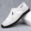Fashion Summer Breathable Men's Sandals Hollow Mesh Hole Shoes Outdoor Non-slip Loafers Lightweight Sports Sandals Leisure Beach Shoes