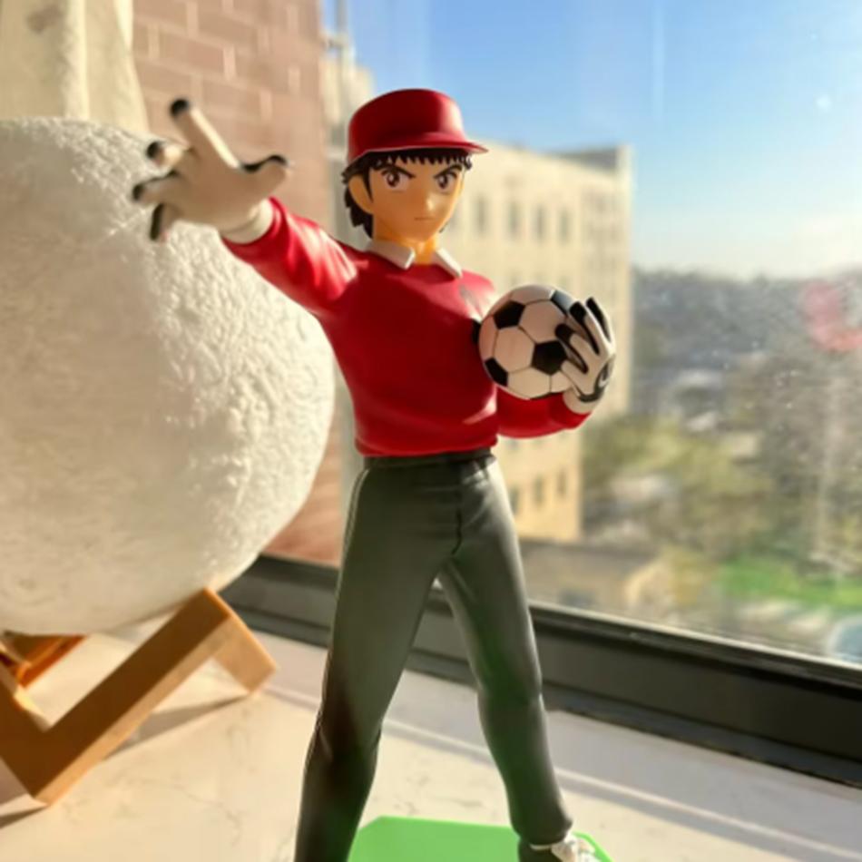 PVC 18cm Captain Tsubasa Anime Figure Ozora Tsubasa Action Figures Hyuuga Kojirou/Wakabayashi Genzou Figurine Collection Model