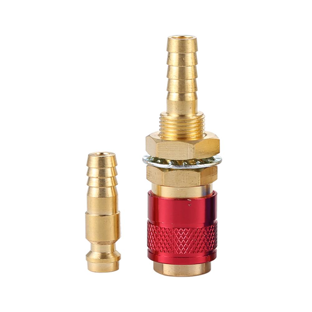 Adapter Welding Torch Welding Plug for MIG TIG Welding Torch M8 Quick Hose Connector Brass Water Cooled Gas Adapter