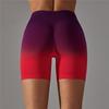 Nessaj Бесшовные спортивные шорты с градиентом, шорты для йоги с высокой талией, леггинсы, женские колготки для йоги с подъемом бедер