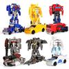 One-Step Transforming Toy Car & Robot Action Figure – Optimus Prime & Bumblebee Educational Gift for Kids