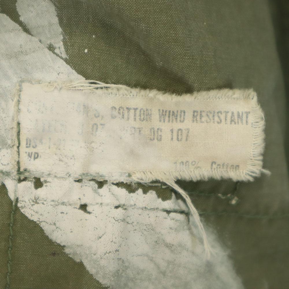 ВИНТАЖНАЯ ВОЕННАЯ КУРТКА АРМИИ США 60-х 70-х годов DSA M65 оливковая мужская б/у