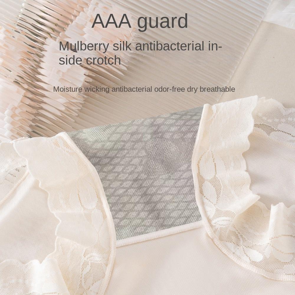 High Waist Lace Slimming Shapers Seamless Tummy Control Underwear Elastic Butt Lifter Briefs Women