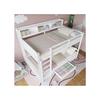 Двухъярусная кровать - MUVOE - 90x200см - Белый - С ящиками - Безопасная для детей