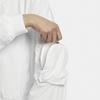Nike Спортивная одежда Основные вещи Однотонная Повседневная Куртка с воротником-стойкой Длинный рукав Женские куртки Белый FN2840-100
