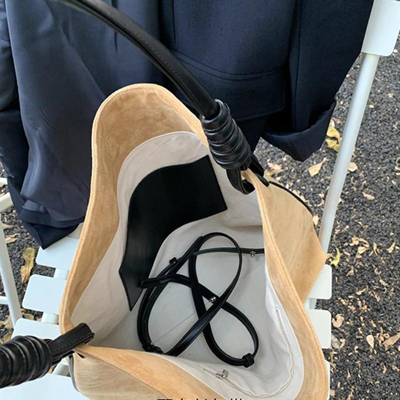 Новая Мода Ретро Маленькая Матовая Кожа PU Сумка Через Плечо Повседневный Тренд Осенний Декор Сумка-Ведро Кроссбоди Женская Сумка Большой Вместимости KTY