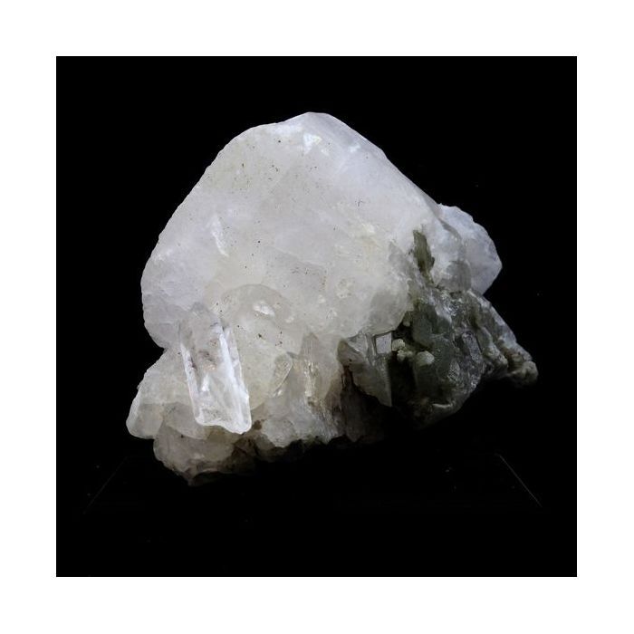 Pierres et Minéraux. Calcite + Quartz. 167.5 ct. Maronne, La Garde-en-Oisans, France..