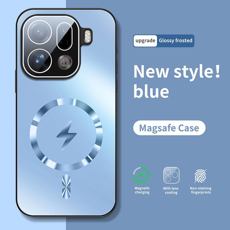 Premium Matte AG for Magsafe Case For OPPO Find X9 Pro X8 X8s X8s+ Ultra Lens Coating Protector Shockproof Charging Cover Funda