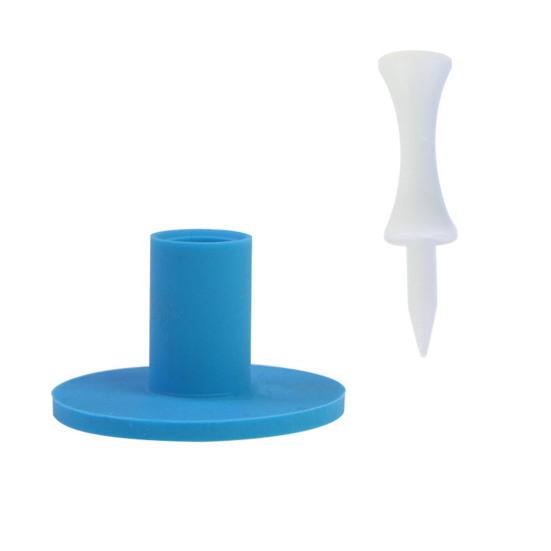 Rubber Golf Tee Holder Set Core Design Golf Nails Training Driving Range Tee Stable Golf Holder for Golf Enthusiasts