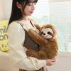 Plush Animal Backpack Sloth Lion Sheep Lemur Giraffe Rabbit Deer Elephant Stuffed Toy Cute Soft Kawaii Boys Girl School Bag Gift