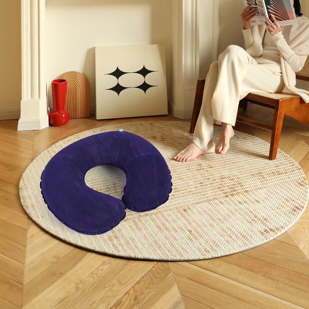 Travel Inflatable Neck Support Neck Cushion Neck Pillow Sleeping Pillow Office Nap Soft Pillow