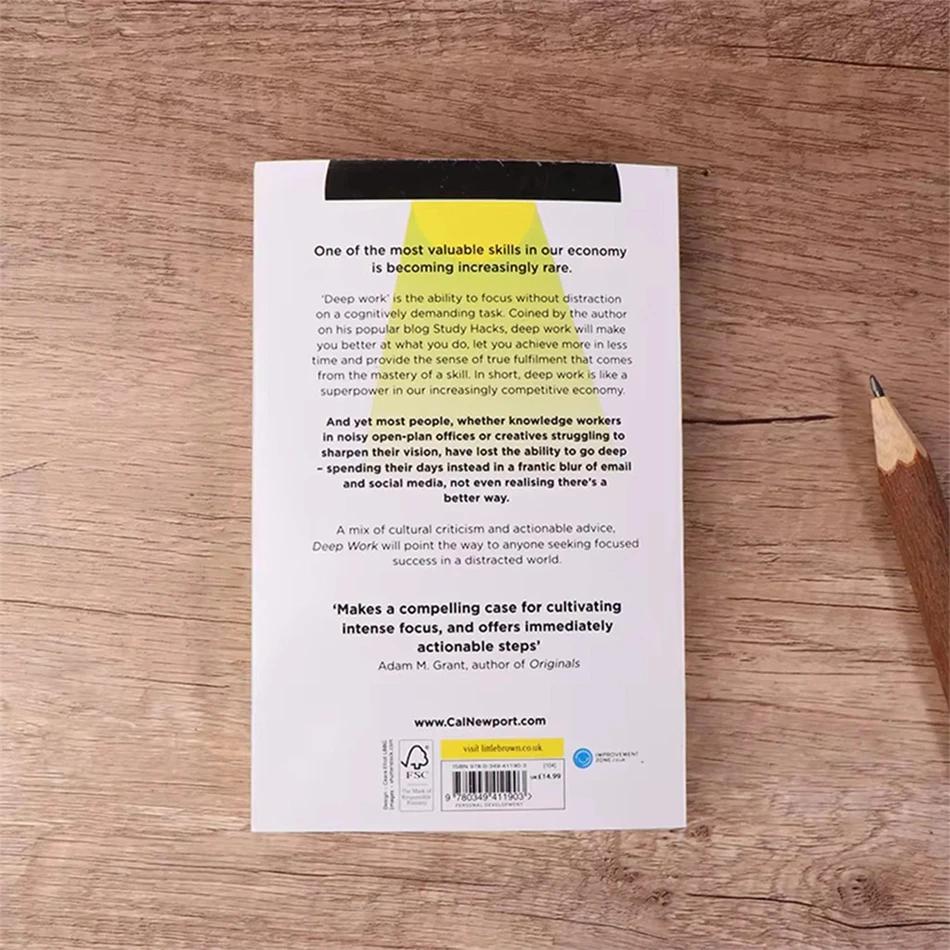 Глубокая работа Кэл Ньюпорт Правила для сосредоточенного успеха в мире, полном отвлекающих факторов Книги по лидерству и мотивации Книга на английском языке Горячая новинка