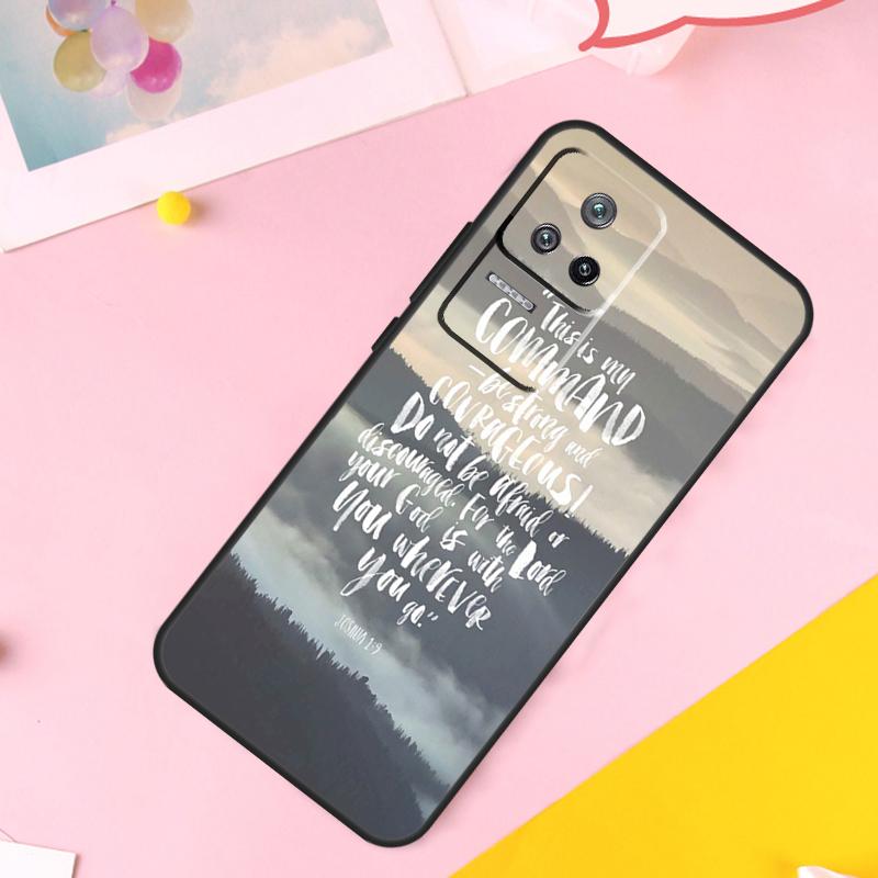 Bible Verse Quotes Case For Xiaomi 14 Ultra 13 11T 12T 13T Pro 12 Lite POCO X6 Pro M6 X3 X4 X5 M5s F3 F5 Cover