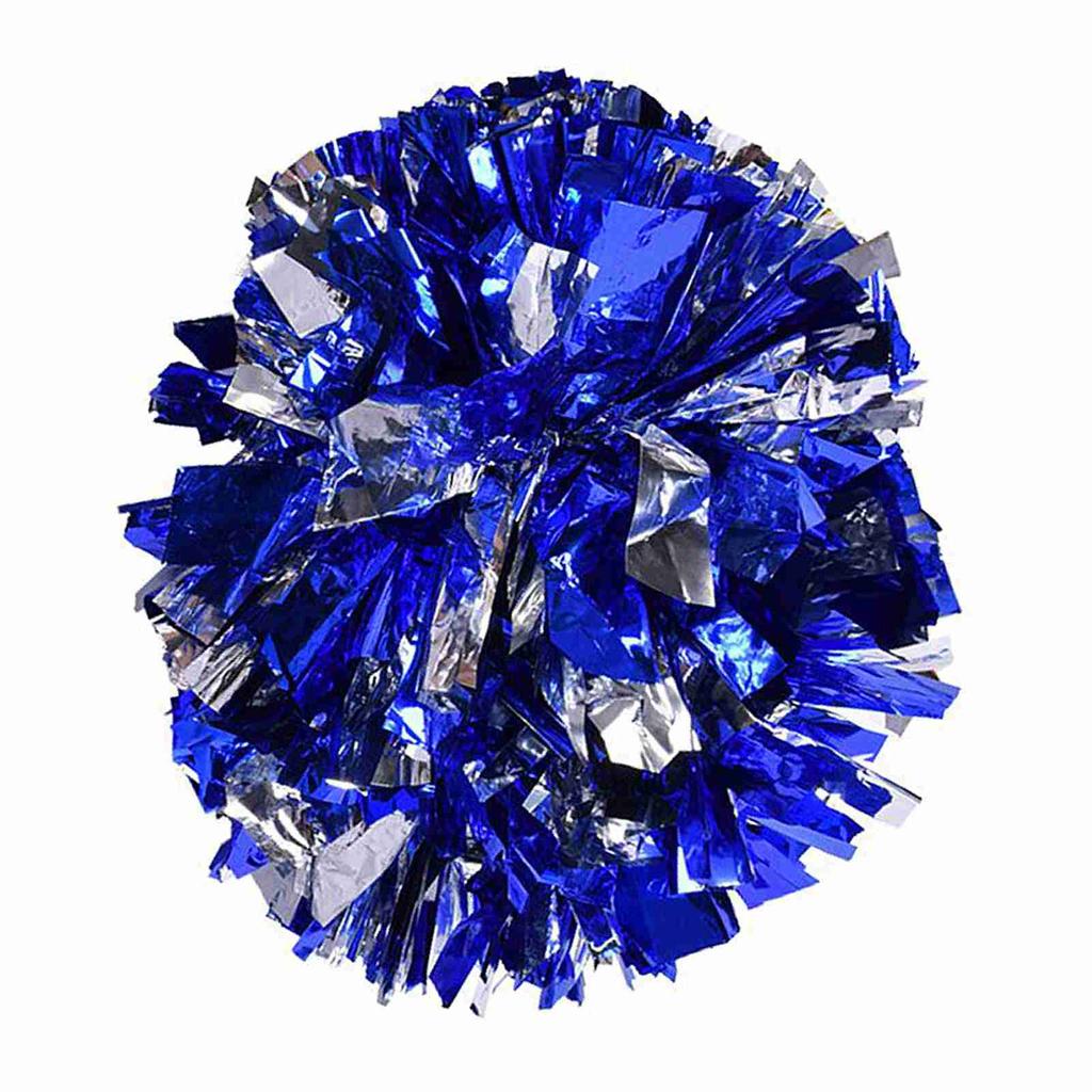 Помпоны для аэробики Cheerer Помпоны для танцевальной вечеринки Спортивные соревнования в школе (Зеленый Серебряный)