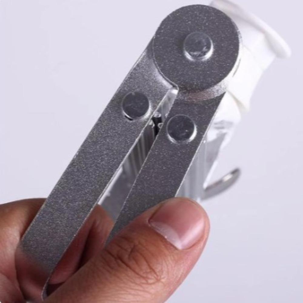 Frosted Rolling Toothpaste Squeezer Aluminum Squeezing Tool Tube Wringer Tightener Silver Cosmetic Paint Extruder Hand Cream