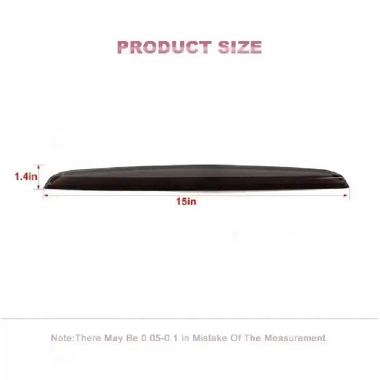 Car High-Mounted Brake Light Lamp Trim Cover ABS Decoration Smoky Black Fit for Jeep Cherokee 2014 Up Exterior Accessories