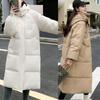 Women's Winter Parka Coat  Fashion Loose Lady Outerwear Elegant Versatile Hooded Ladies Down Cotton Padded Jackets