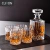 CLITON Европейский стиль Стеклянный декантер для виски и набор стаканов