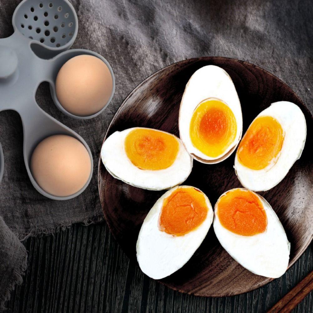 with Handle Egg Steamer Tray Silicone Egg Cooker Easy Kitchen Gadgets  Healthy