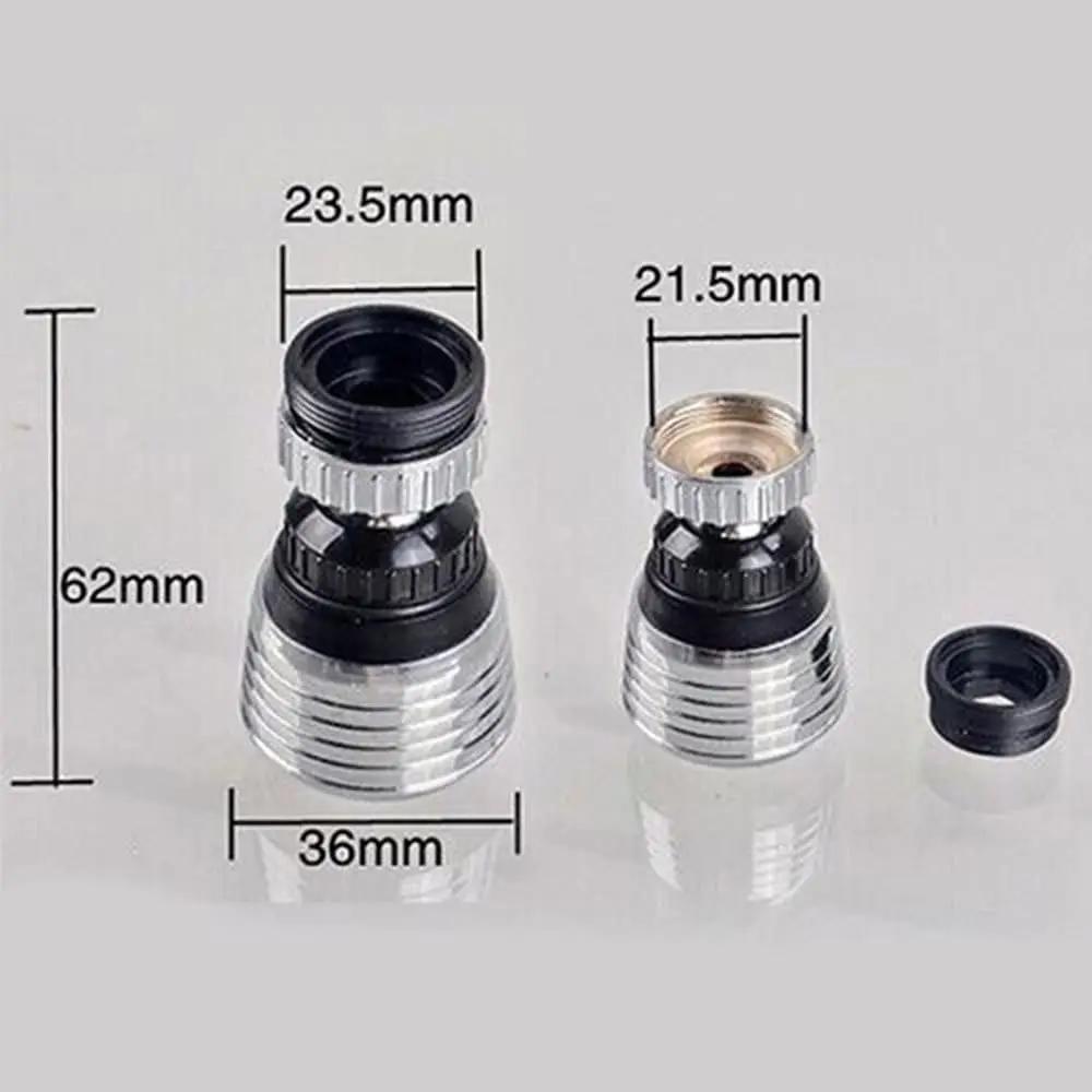 Splash-Proof ABS Plastic Sink Filter Water Saving Kitchen Faucet Extender 360 Degree Aerator Faucet Nozzle Swivel Tap