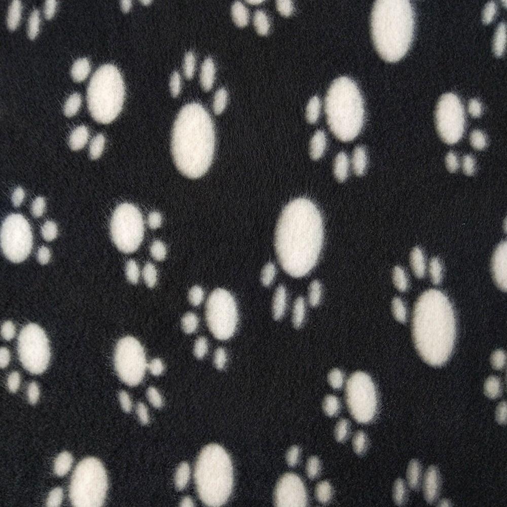 Мягкий флисовый коврик с принтом лап для домашних животных, милые одеяла с принтом лапы собаки, коврик для кровати для домашних животных, спальный коврик