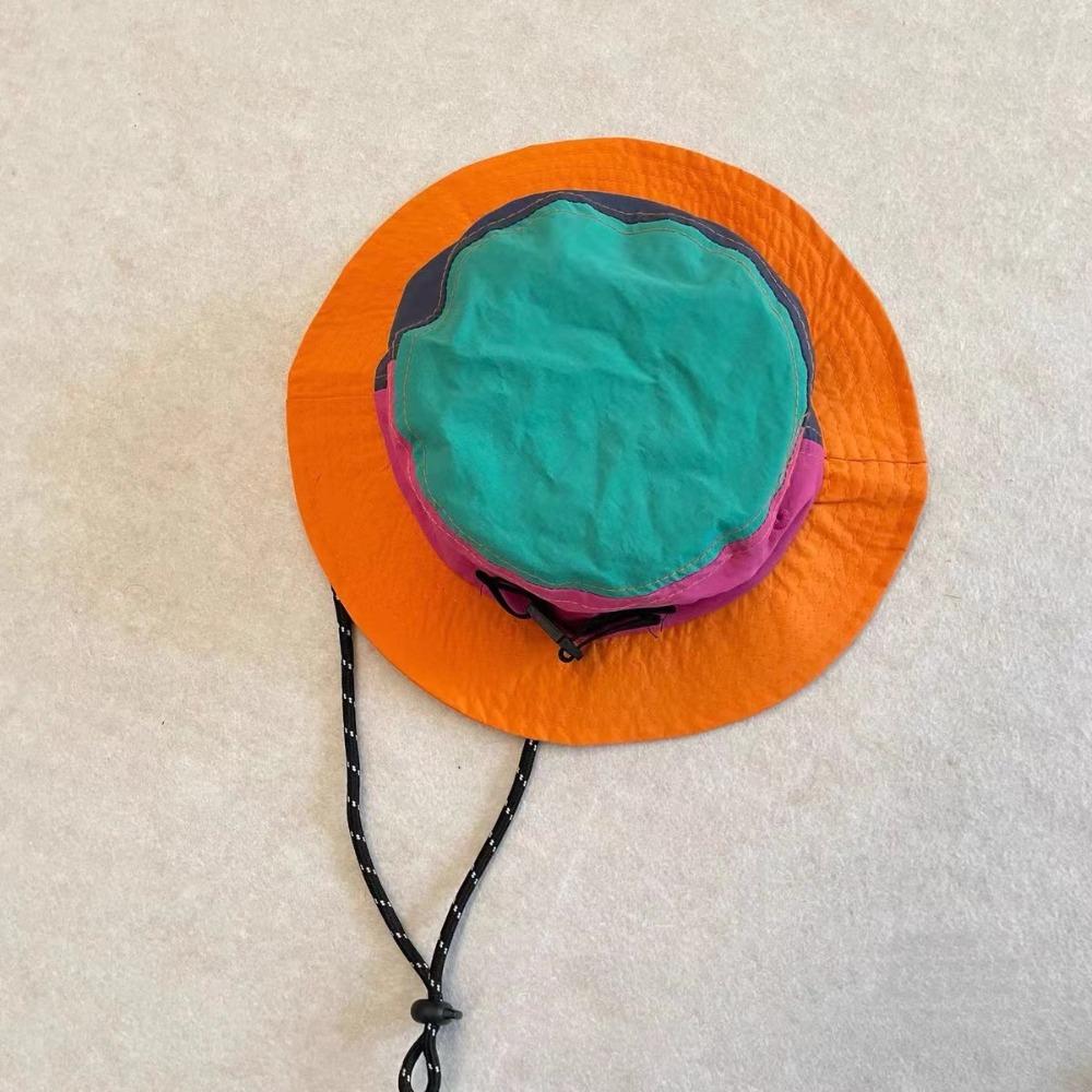Quick-dry Sunscreen Hat Summer Fisherman Caps New Children Bucket Cap 3-7 Years