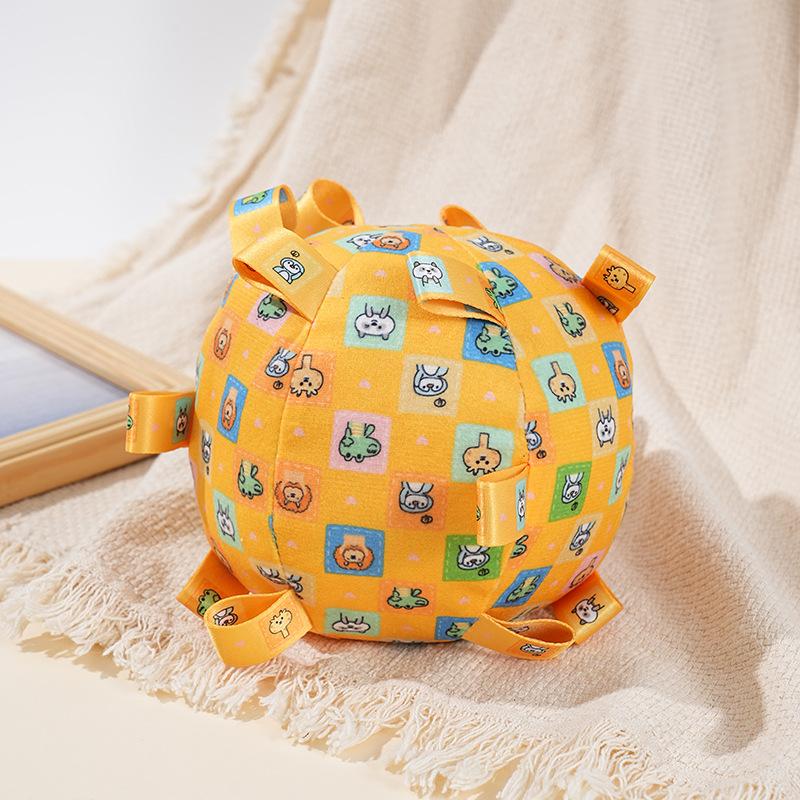 Training Interaction Squeaky Fabric Ball: Tear-Resistant Plush Chew Toy - Energy-Burning Solo Fun for Dogs and Cats