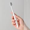 New Japanese Black & White Spiral Bristle Toothbrush - Adult Single Pack, Big Head